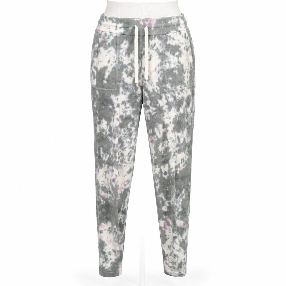 Johnny Was CALME Womens Jogger Sweatpants Size M Tie Dye Cashmere Cotton Boho